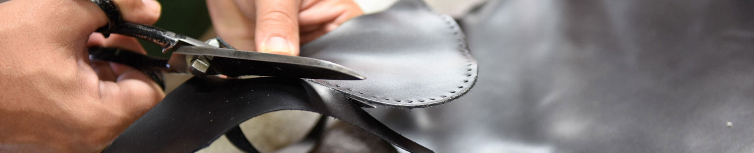 High wedge leather espadrilles