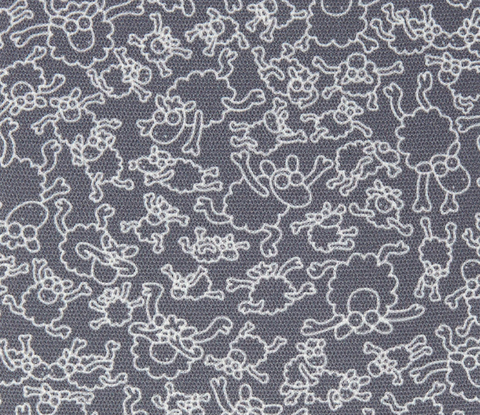Grey sheep espadrille canvas