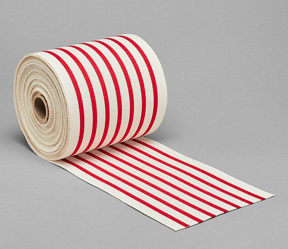 Sailor red stripes espadrille canvas