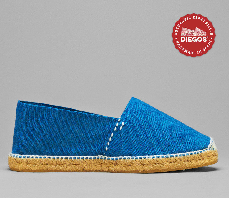 French blue espadrilles