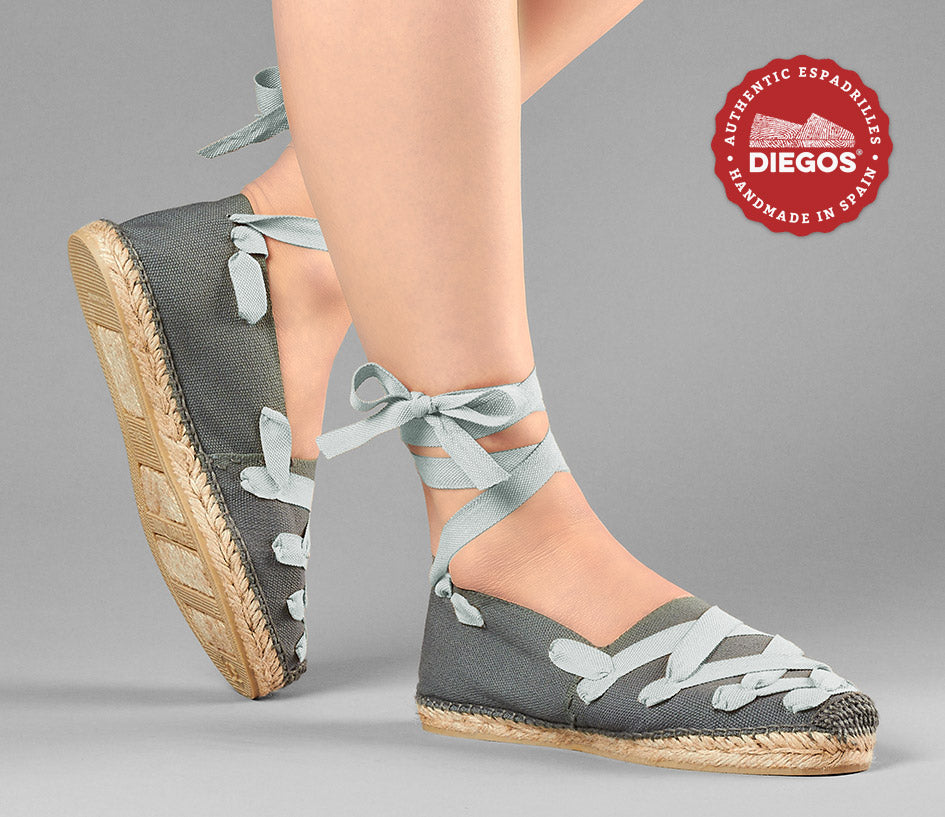 Grey Pamplona espadrilles