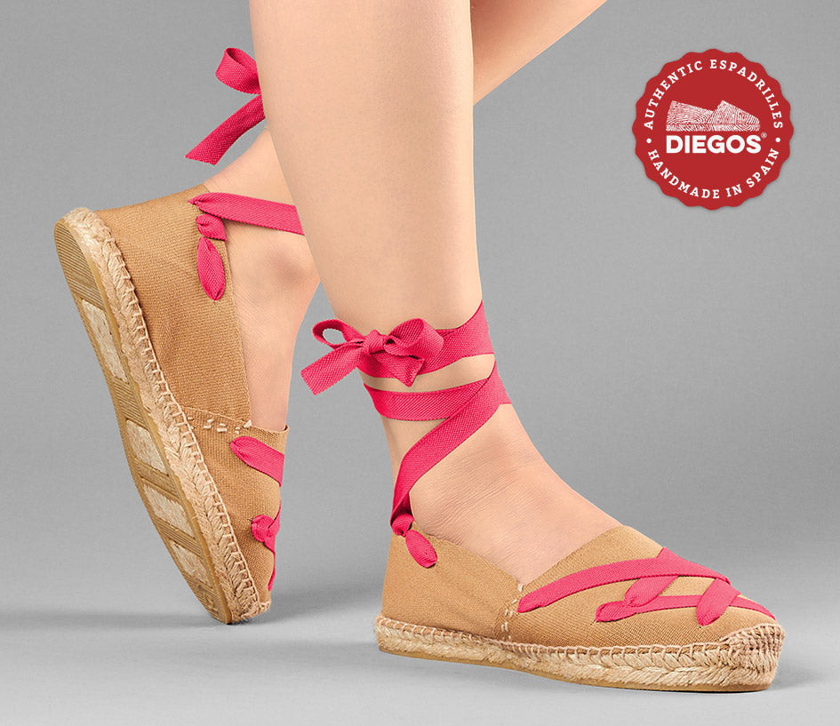 Jute classic laces espadrilles
