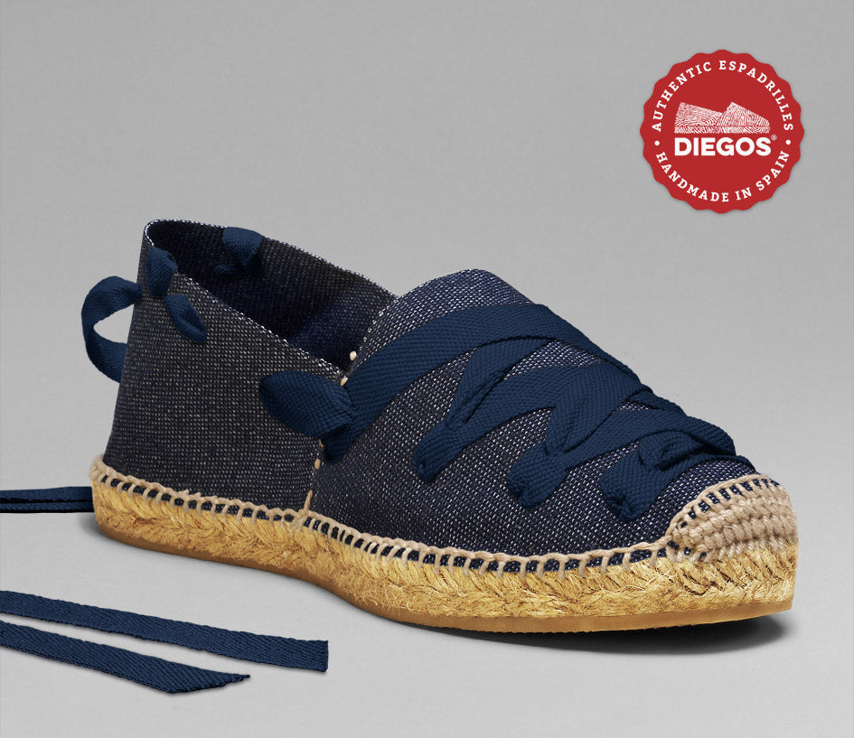 Denim pamplona espadrilles