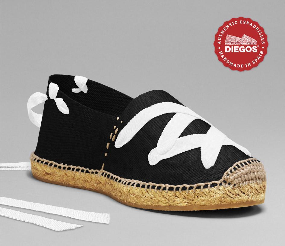 Black classic espadrilles