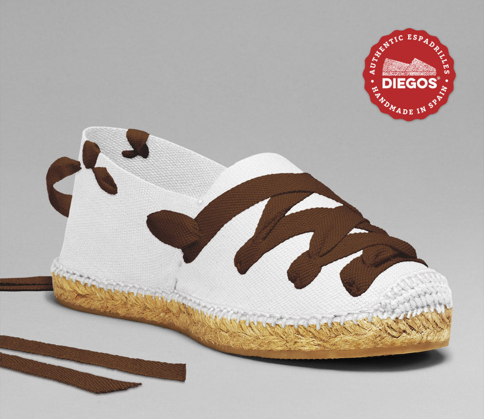 white pamplona espadrilles