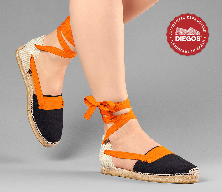 Black flat Lola Basque espadrilles