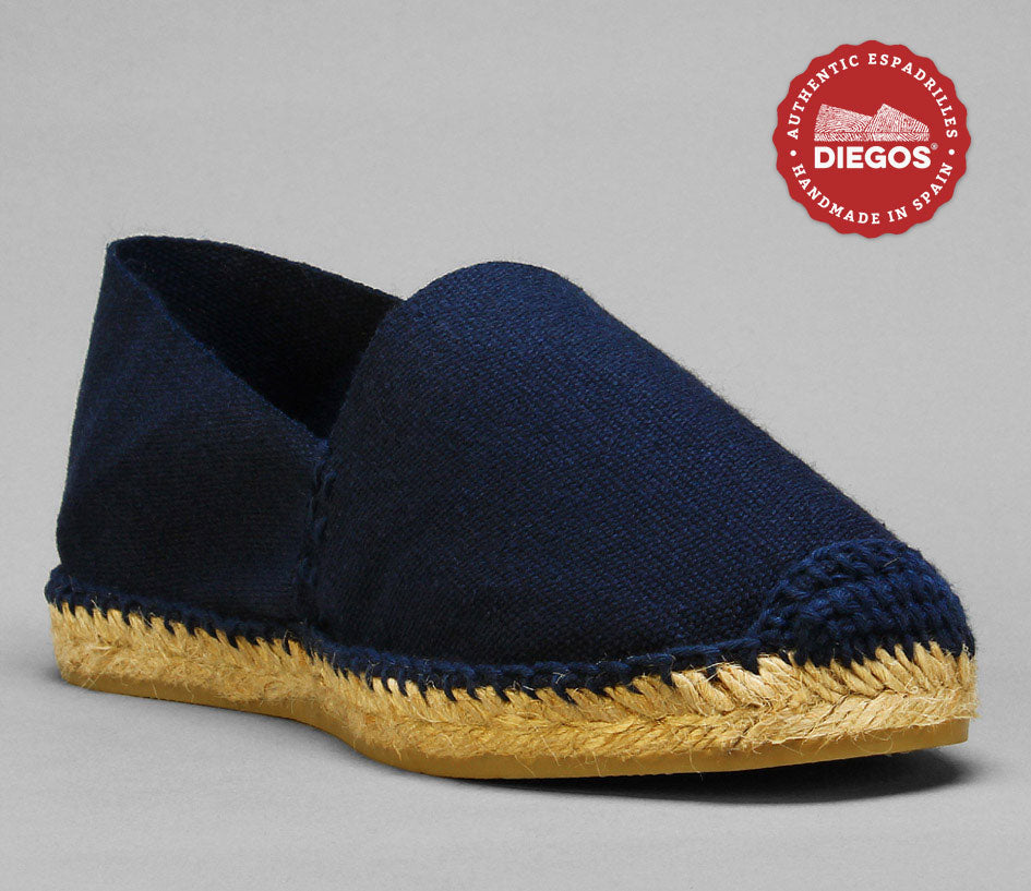 Navy blue espadrilles