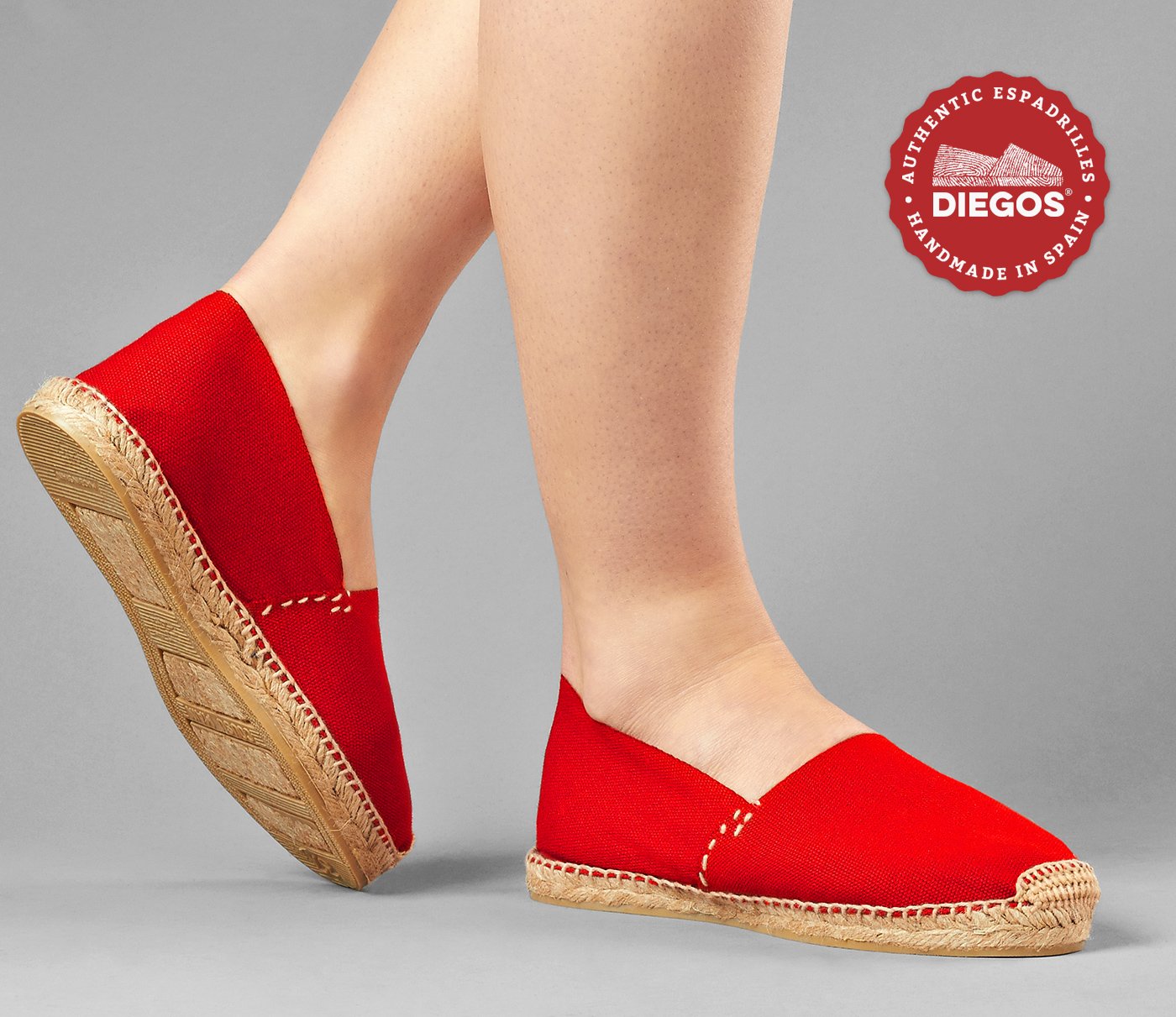 The and only classic flat espadrille from Spain and France diegos.com