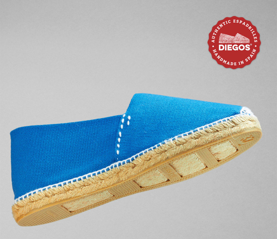 French blue espadrilles
